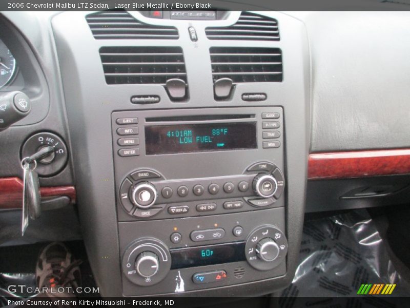 Laser Blue Metallic / Ebony Black 2006 Chevrolet Malibu LTZ Sedan