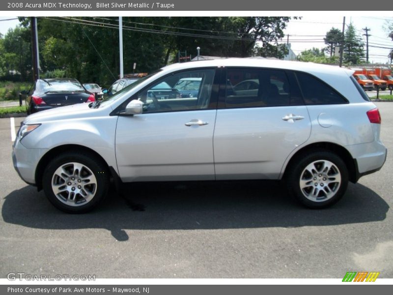 Billet Silver Metallic / Taupe 2008 Acura MDX Technology