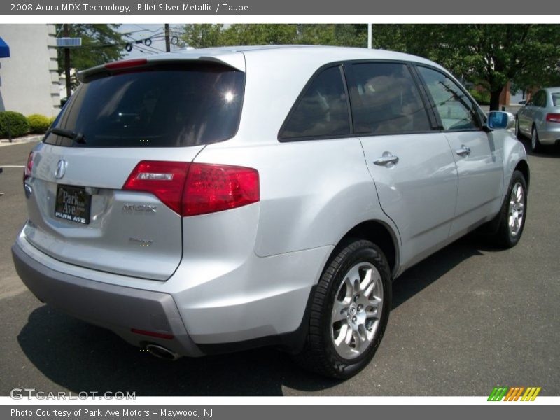 Billet Silver Metallic / Taupe 2008 Acura MDX Technology