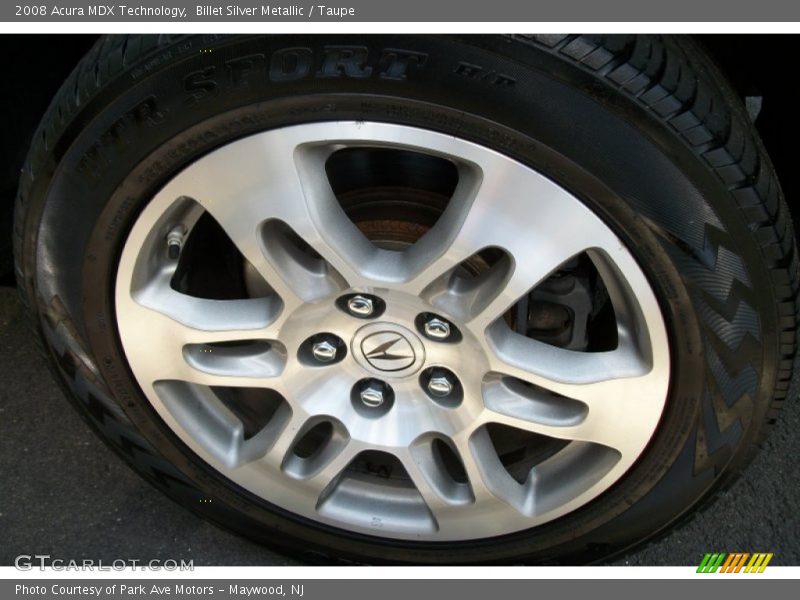 Billet Silver Metallic / Taupe 2008 Acura MDX Technology