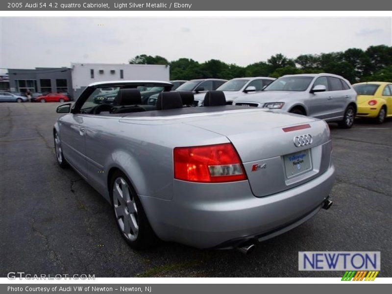 Light Silver Metallic / Ebony 2005 Audi S4 4.2 quattro Cabriolet