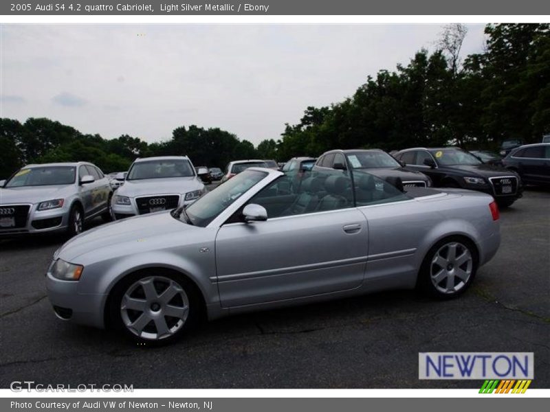 Light Silver Metallic / Ebony 2005 Audi S4 4.2 quattro Cabriolet