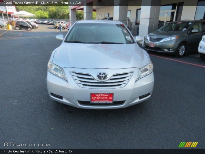 Classic Silver Metallic / Ash 2008 Toyota Camry LE