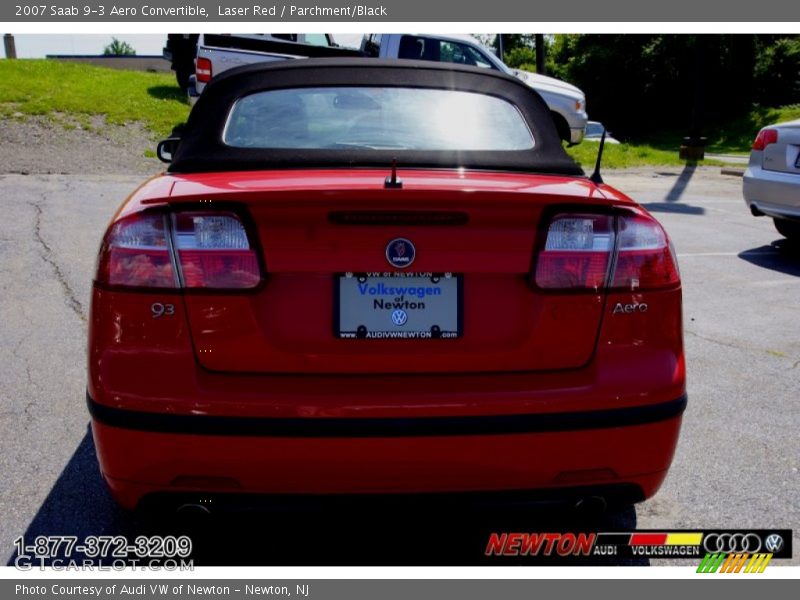 Laser Red / Parchment/Black 2007 Saab 9-3 Aero Convertible