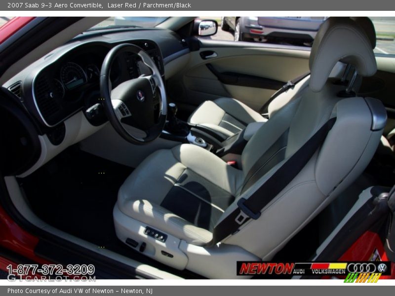 Laser Red / Parchment/Black 2007 Saab 9-3 Aero Convertible