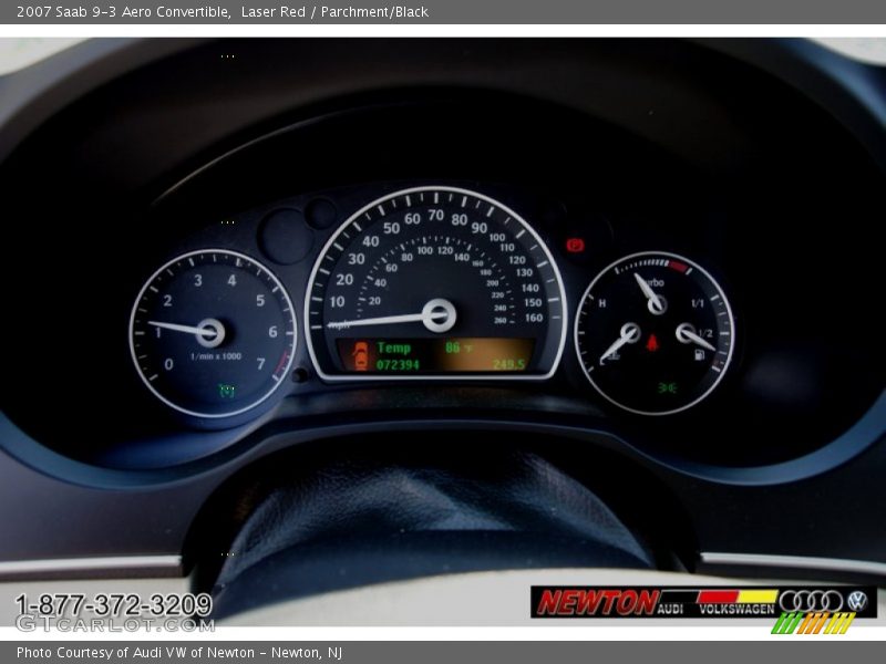 Laser Red / Parchment/Black 2007 Saab 9-3 Aero Convertible