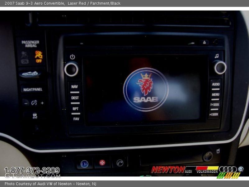 Laser Red / Parchment/Black 2007 Saab 9-3 Aero Convertible