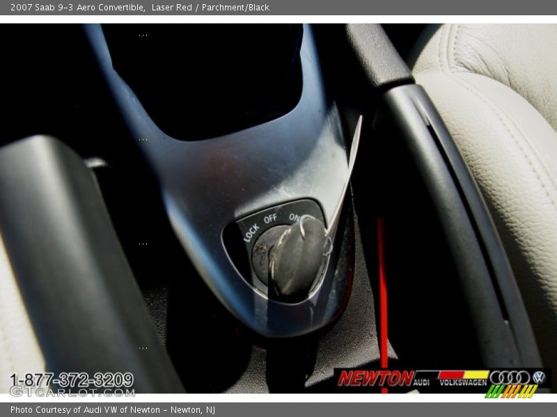 Laser Red / Parchment/Black 2007 Saab 9-3 Aero Convertible