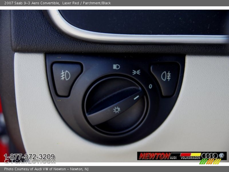 Laser Red / Parchment/Black 2007 Saab 9-3 Aero Convertible
