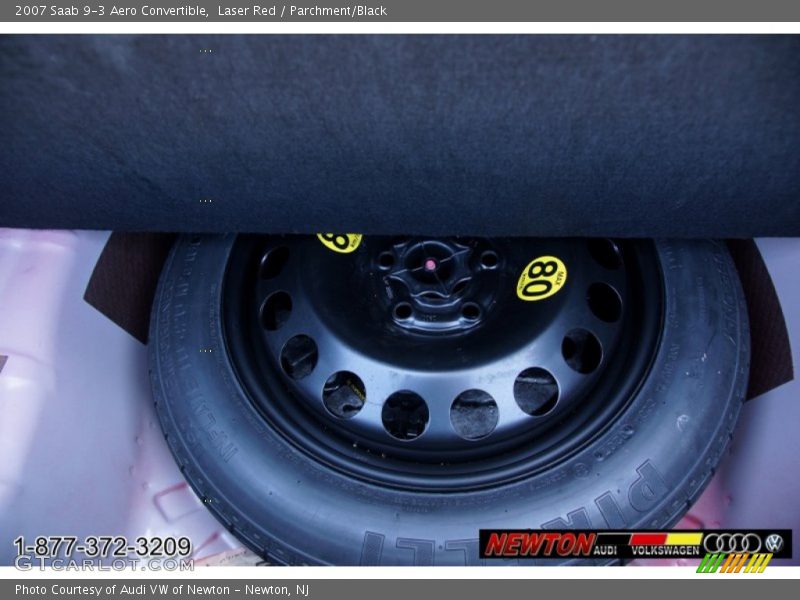 Laser Red / Parchment/Black 2007 Saab 9-3 Aero Convertible