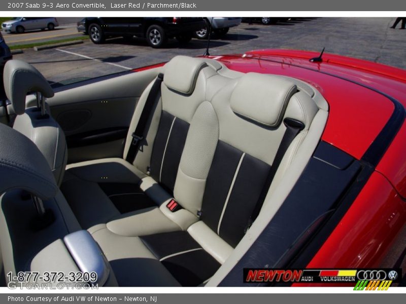 Laser Red / Parchment/Black 2007 Saab 9-3 Aero Convertible