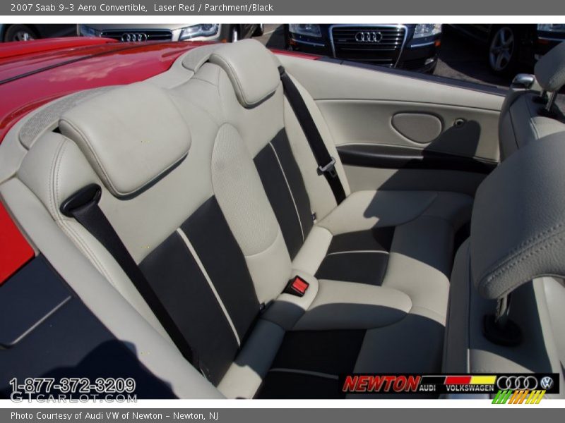 Laser Red / Parchment/Black 2007 Saab 9-3 Aero Convertible