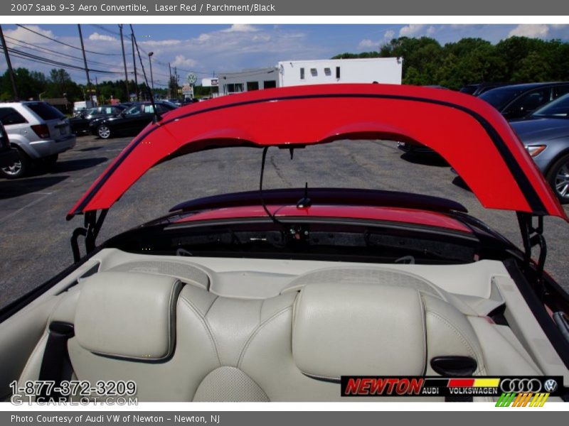 Laser Red / Parchment/Black 2007 Saab 9-3 Aero Convertible