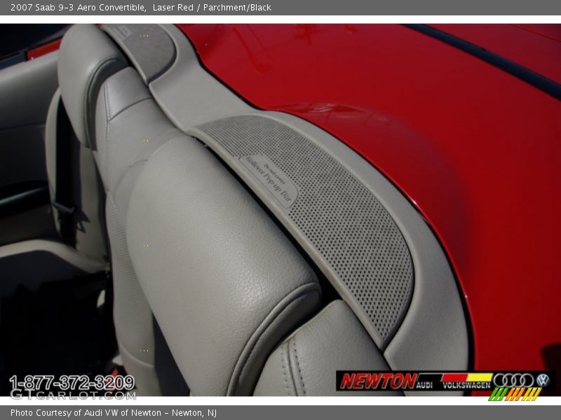 Laser Red / Parchment/Black 2007 Saab 9-3 Aero Convertible