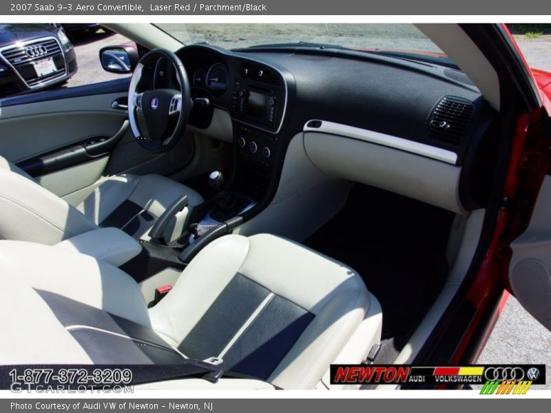 Laser Red / Parchment/Black 2007 Saab 9-3 Aero Convertible