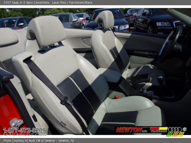 Laser Red / Parchment/Black 2007 Saab 9-3 Aero Convertible
