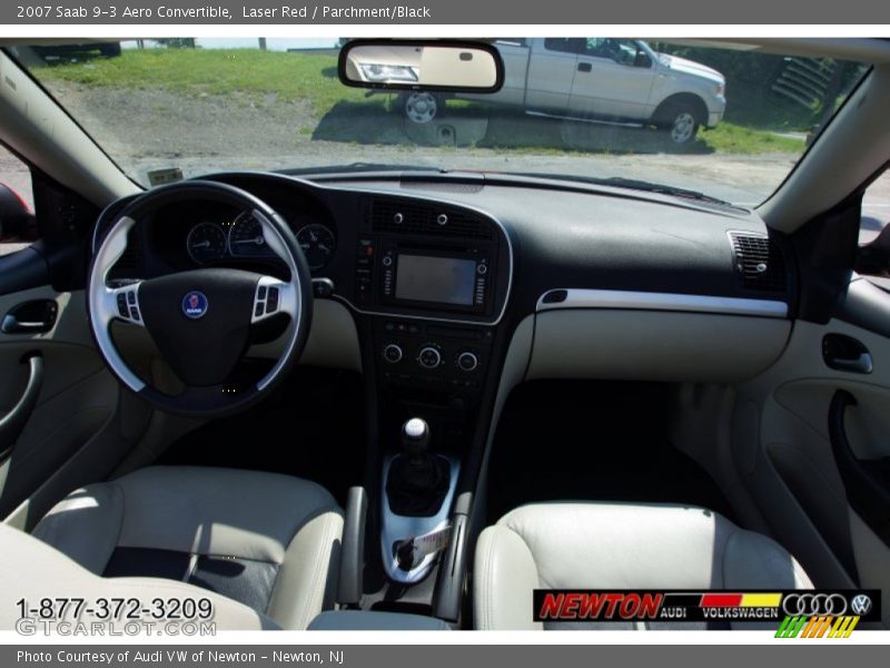 Laser Red / Parchment/Black 2007 Saab 9-3 Aero Convertible