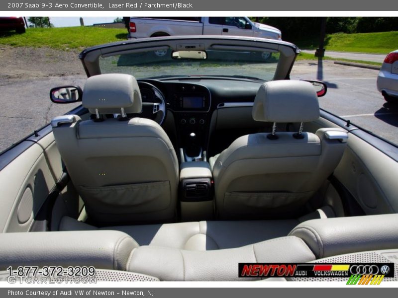 Laser Red / Parchment/Black 2007 Saab 9-3 Aero Convertible