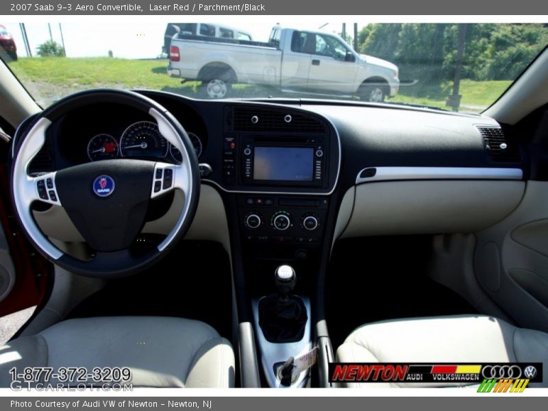 Laser Red / Parchment/Black 2007 Saab 9-3 Aero Convertible