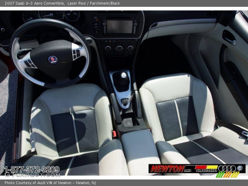 Laser Red / Parchment/Black 2007 Saab 9-3 Aero Convertible