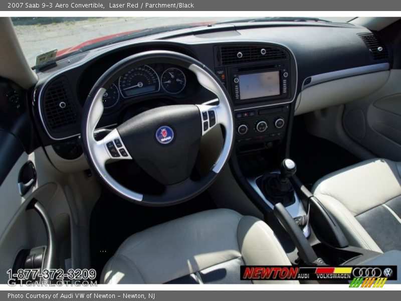 Laser Red / Parchment/Black 2007 Saab 9-3 Aero Convertible