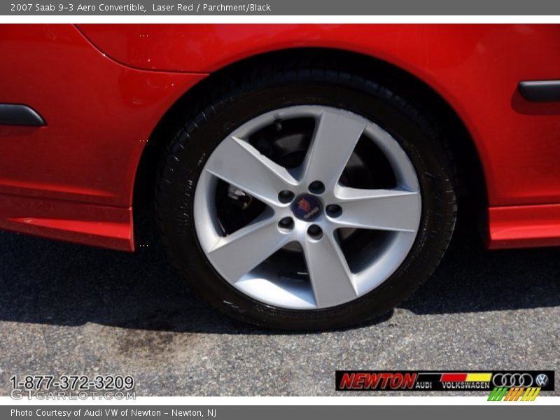 Laser Red / Parchment/Black 2007 Saab 9-3 Aero Convertible