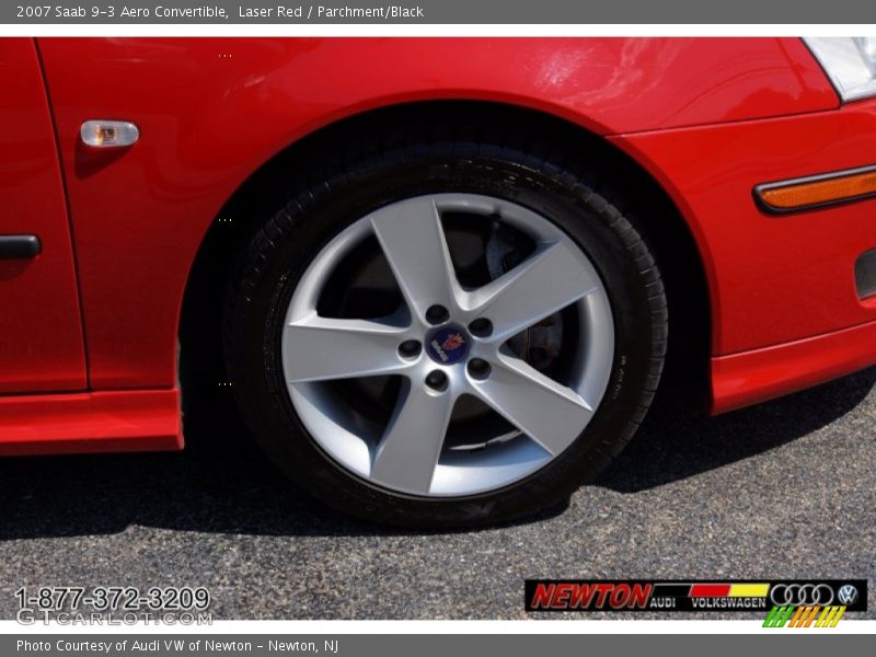 Laser Red / Parchment/Black 2007 Saab 9-3 Aero Convertible