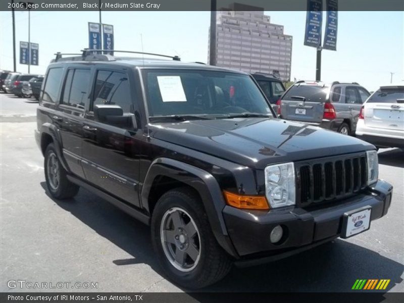 Black / Medium Slate Gray 2006 Jeep Commander