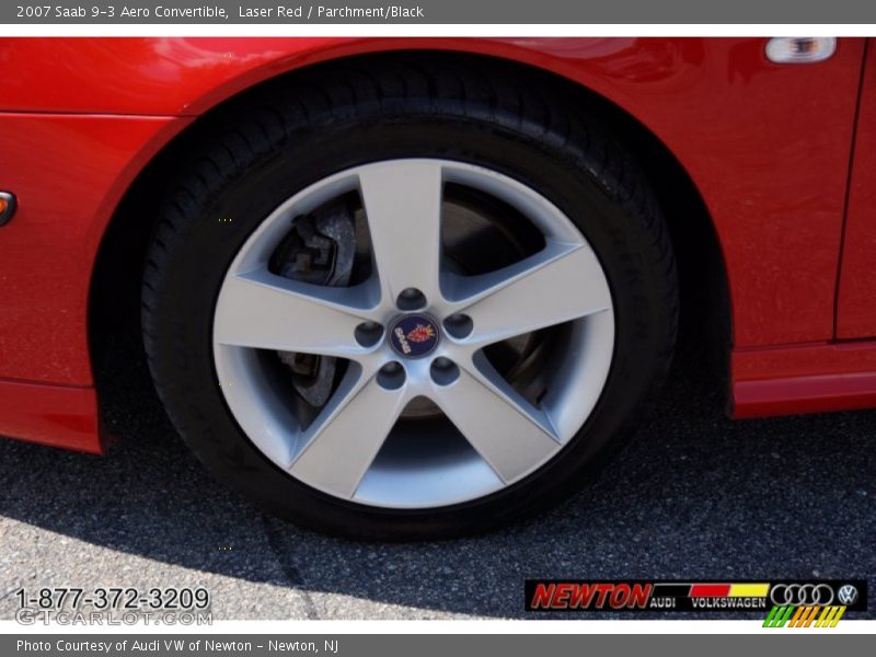 Laser Red / Parchment/Black 2007 Saab 9-3 Aero Convertible