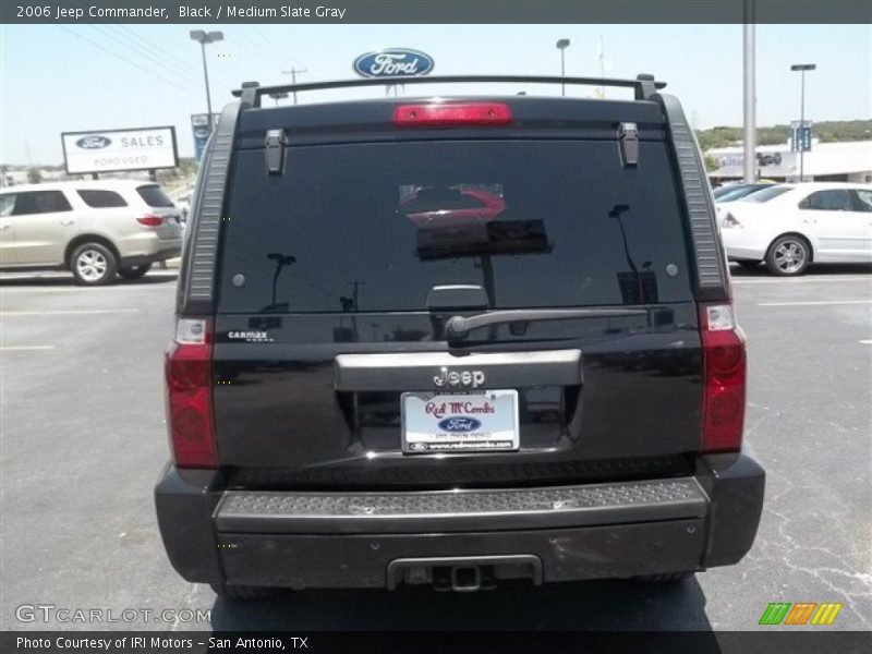 Black / Medium Slate Gray 2006 Jeep Commander