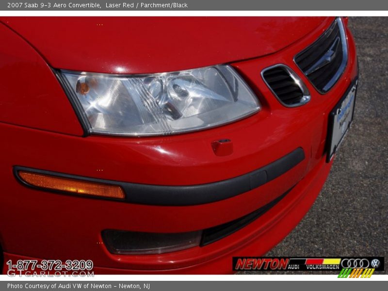 Laser Red / Parchment/Black 2007 Saab 9-3 Aero Convertible