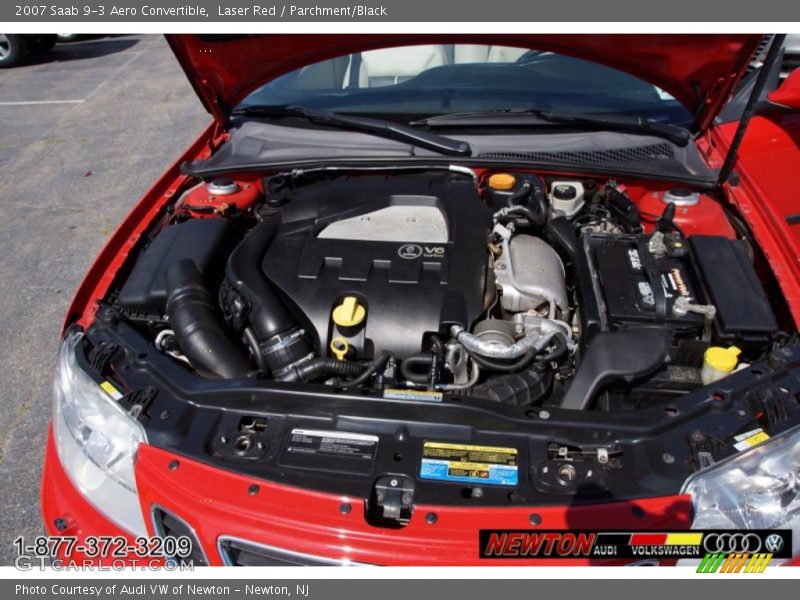 Laser Red / Parchment/Black 2007 Saab 9-3 Aero Convertible