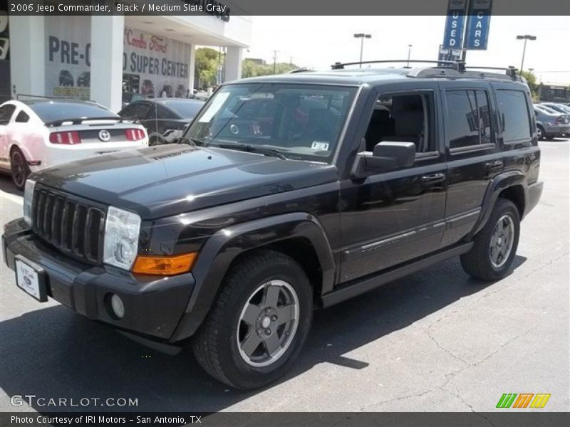 Black / Medium Slate Gray 2006 Jeep Commander