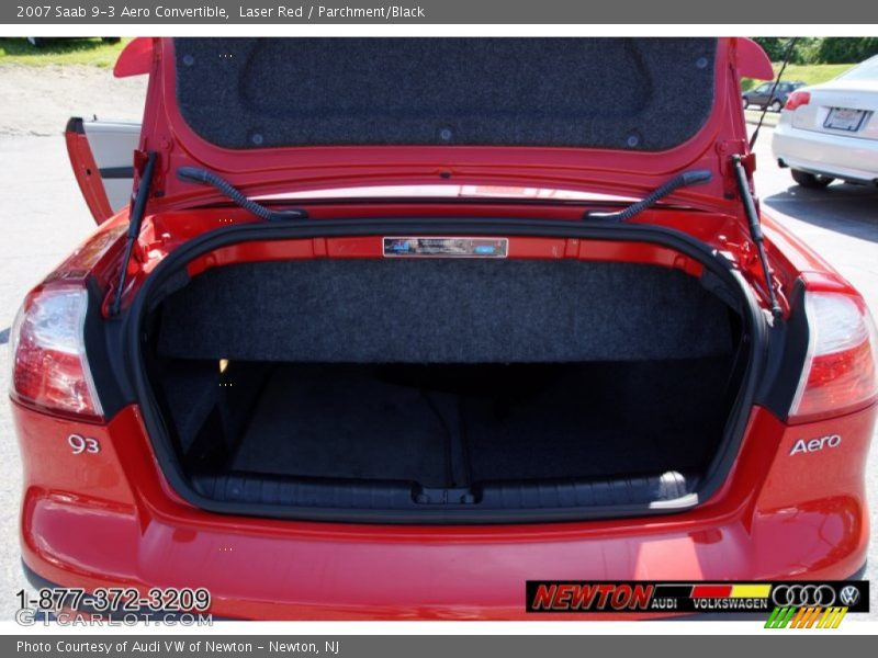 Laser Red / Parchment/Black 2007 Saab 9-3 Aero Convertible