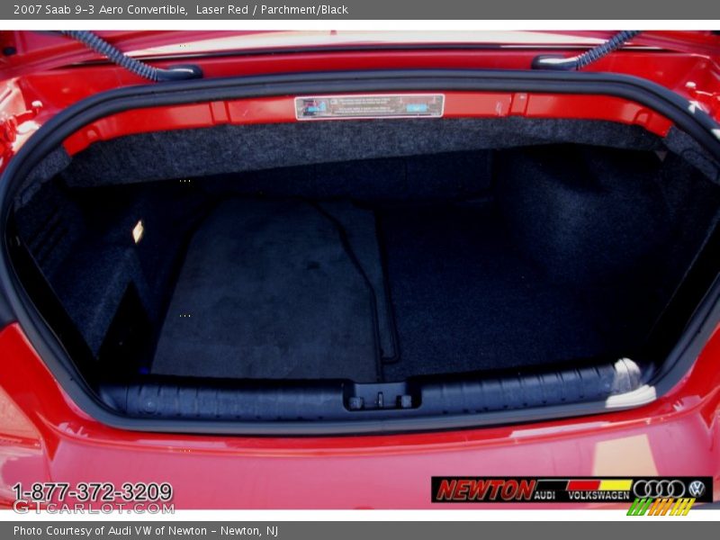 Laser Red / Parchment/Black 2007 Saab 9-3 Aero Convertible