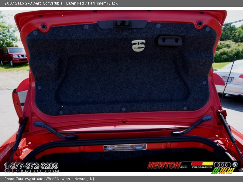 Laser Red / Parchment/Black 2007 Saab 9-3 Aero Convertible