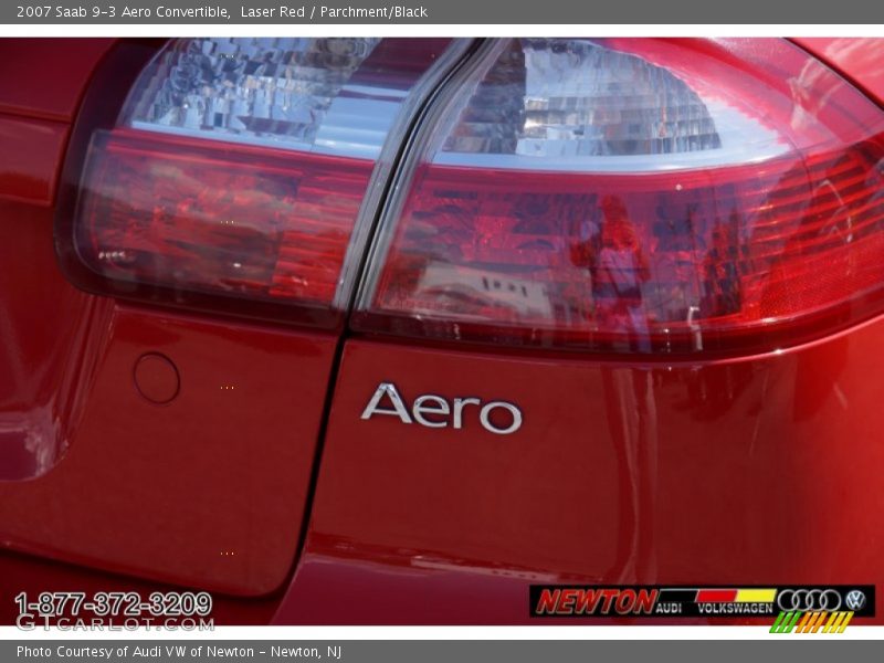 Laser Red / Parchment/Black 2007 Saab 9-3 Aero Convertible