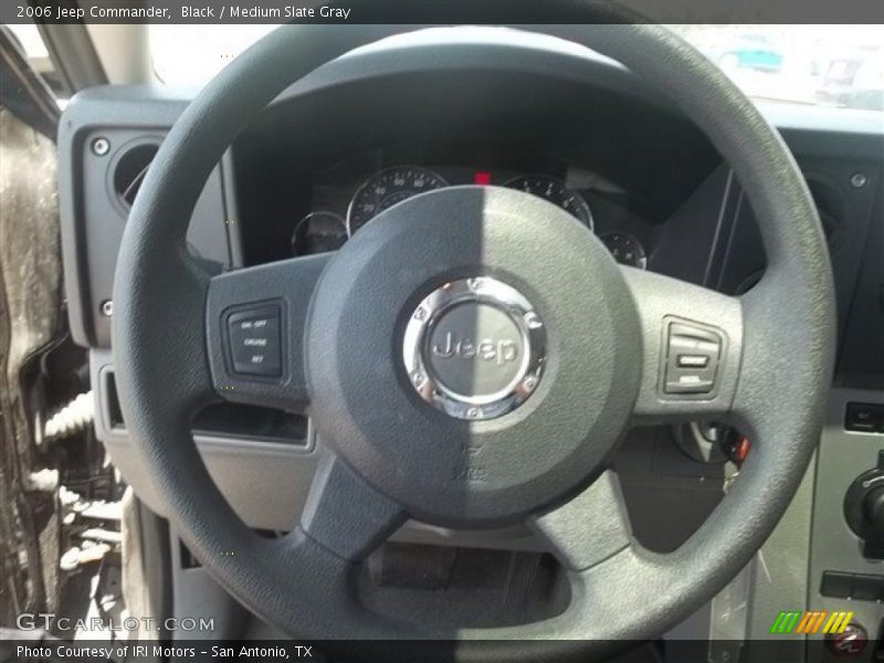 Black / Medium Slate Gray 2006 Jeep Commander