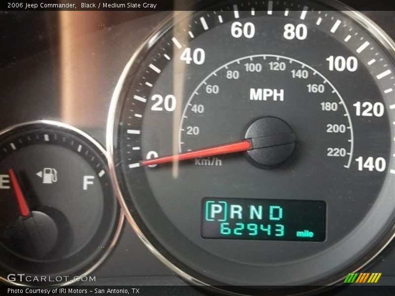 Black / Medium Slate Gray 2006 Jeep Commander