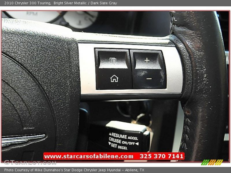Bright Silver Metallic / Dark Slate Gray 2010 Chrysler 300 Touring