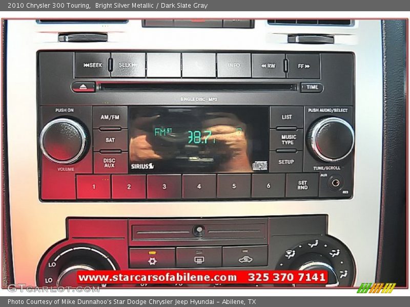 Bright Silver Metallic / Dark Slate Gray 2010 Chrysler 300 Touring