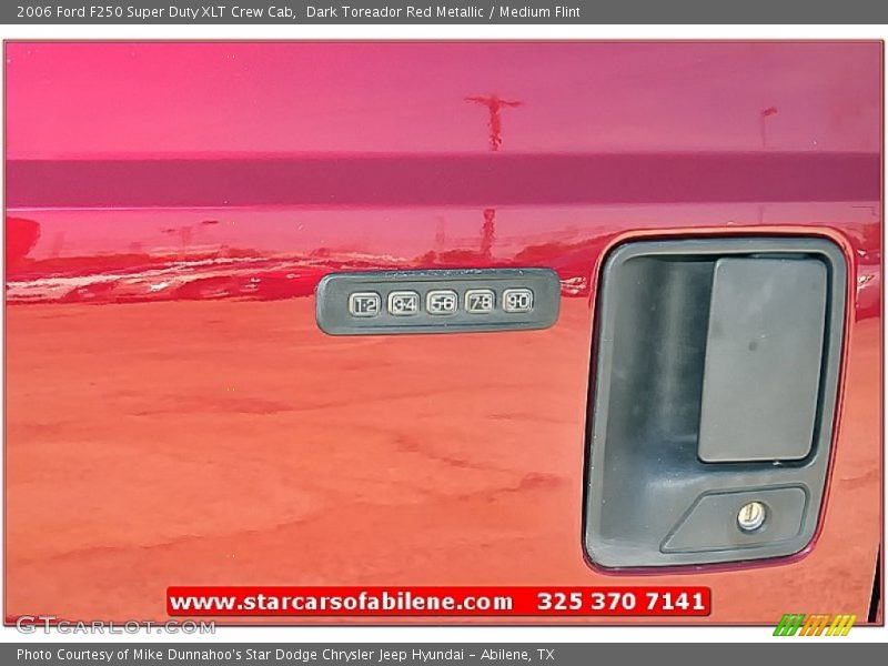 Dark Toreador Red Metallic / Medium Flint 2006 Ford F250 Super Duty XLT Crew Cab