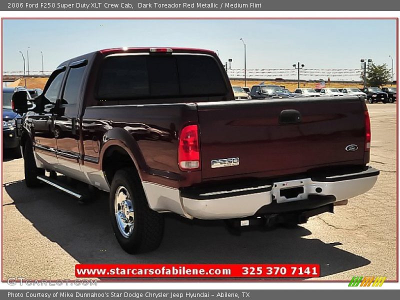 Dark Toreador Red Metallic / Medium Flint 2006 Ford F250 Super Duty XLT Crew Cab