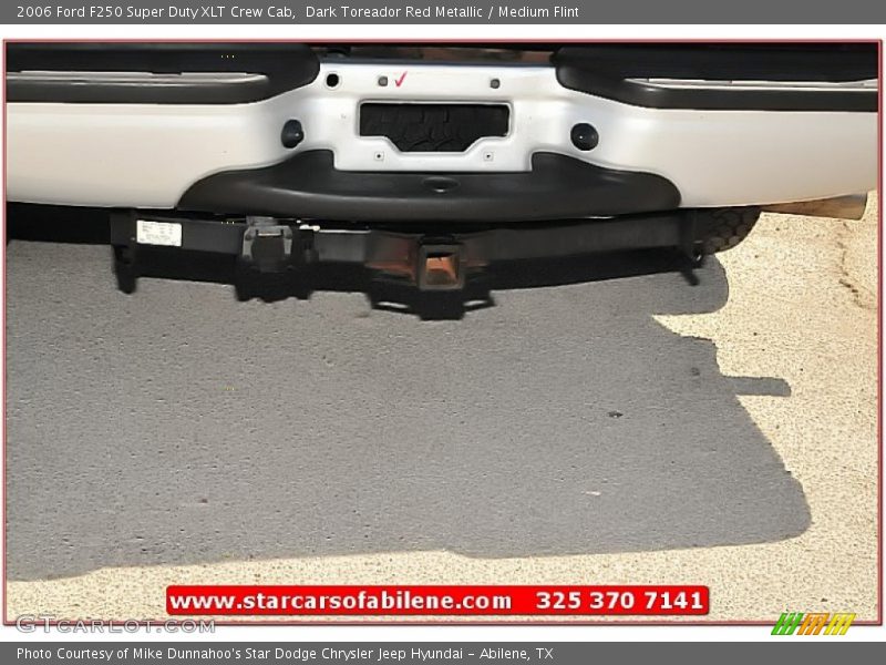 Dark Toreador Red Metallic / Medium Flint 2006 Ford F250 Super Duty XLT Crew Cab