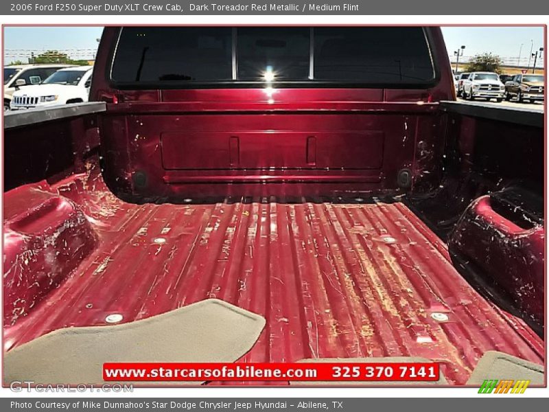 Dark Toreador Red Metallic / Medium Flint 2006 Ford F250 Super Duty XLT Crew Cab