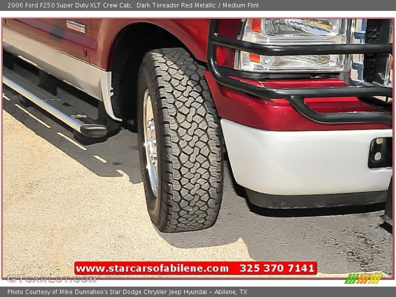 Dark Toreador Red Metallic / Medium Flint 2006 Ford F250 Super Duty XLT Crew Cab