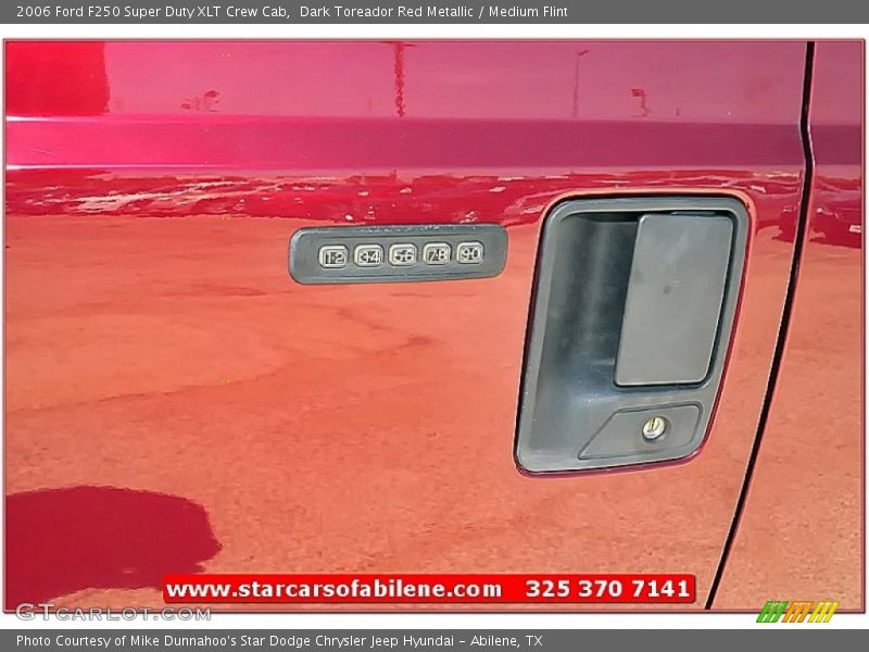 Dark Toreador Red Metallic / Medium Flint 2006 Ford F250 Super Duty XLT Crew Cab