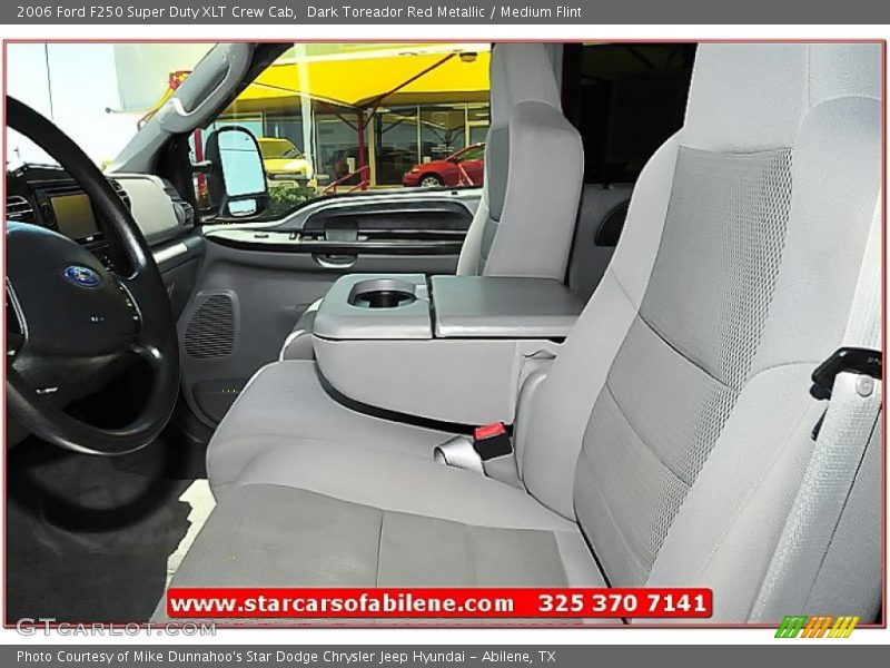 Dark Toreador Red Metallic / Medium Flint 2006 Ford F250 Super Duty XLT Crew Cab