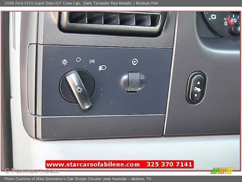 Dark Toreador Red Metallic / Medium Flint 2006 Ford F250 Super Duty XLT Crew Cab