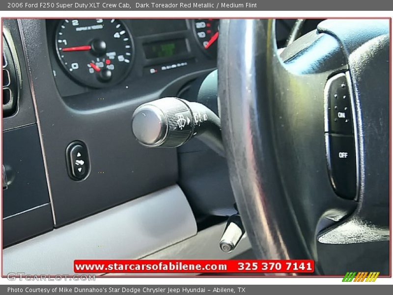 Dark Toreador Red Metallic / Medium Flint 2006 Ford F250 Super Duty XLT Crew Cab
